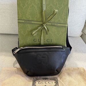 Gucci Jumbo GG Leather Belt Bag (Size 90) – Excellent Condition